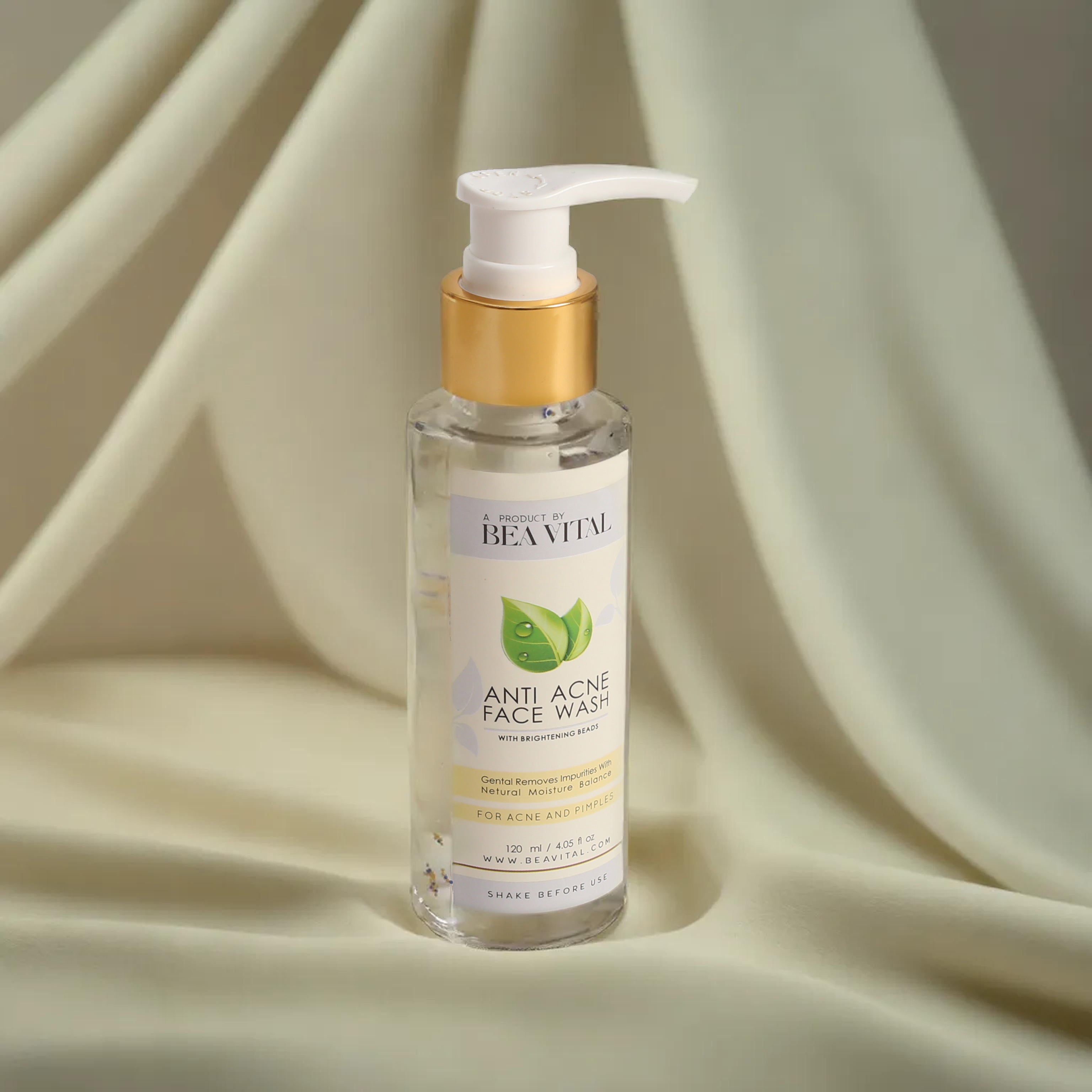 Anti Acne Face Wash with Brightening Beads | Clear & Glowing Skin