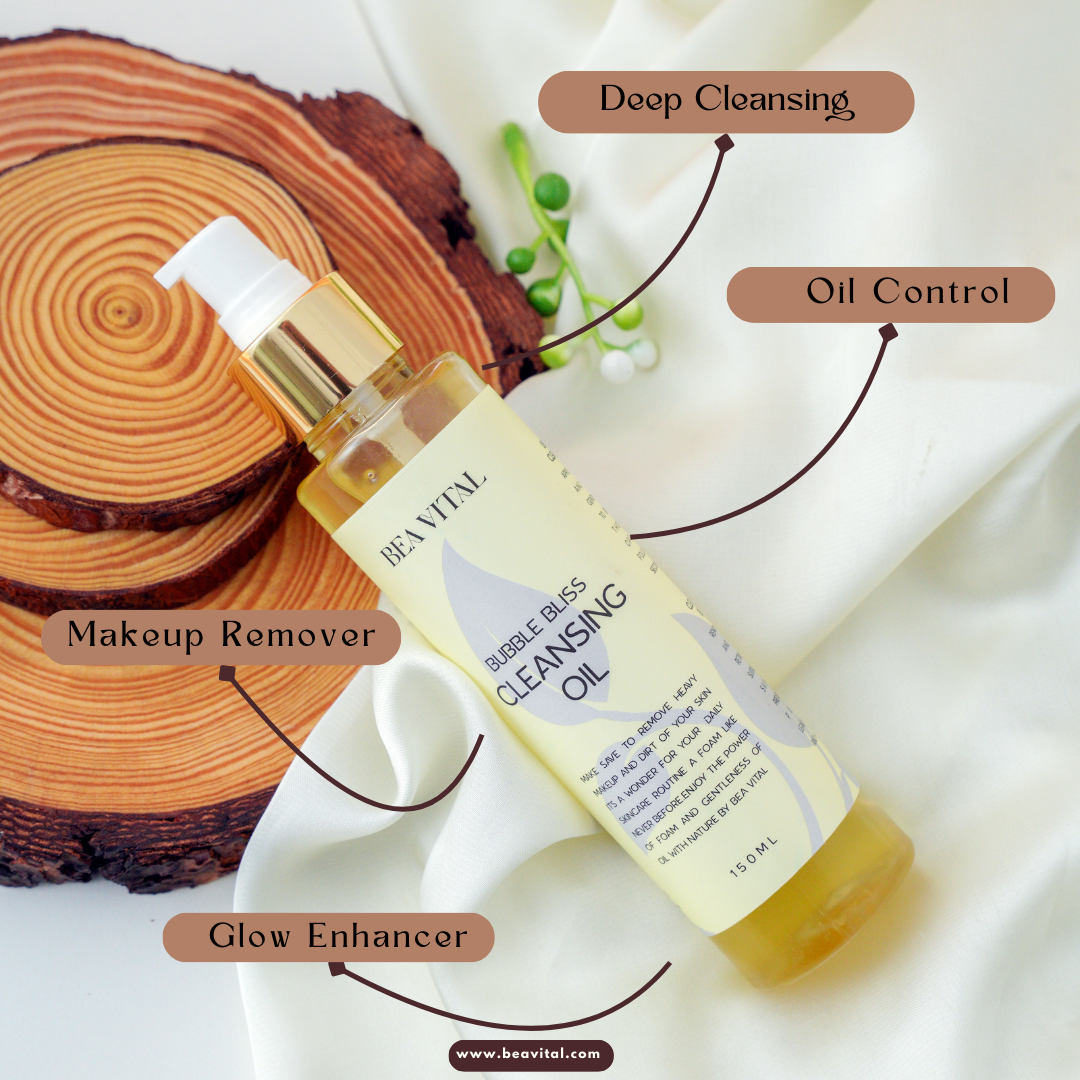 BeaVital Bubble Bliss Cleansing Oil | Deep Cleansing & Makeup Removal