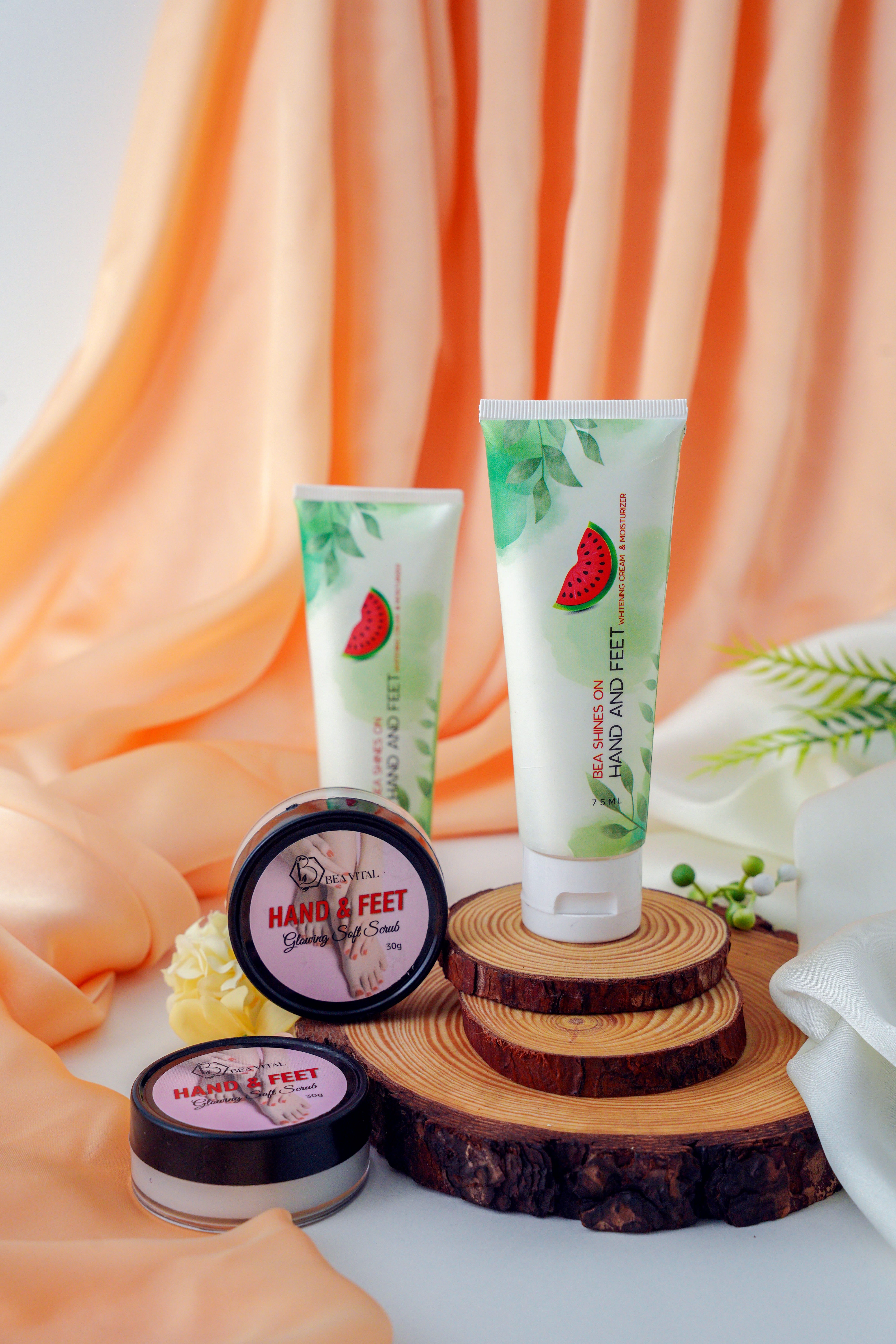 Hand & Feet Combo Deal | Scrub & Moisturizing Cream Set