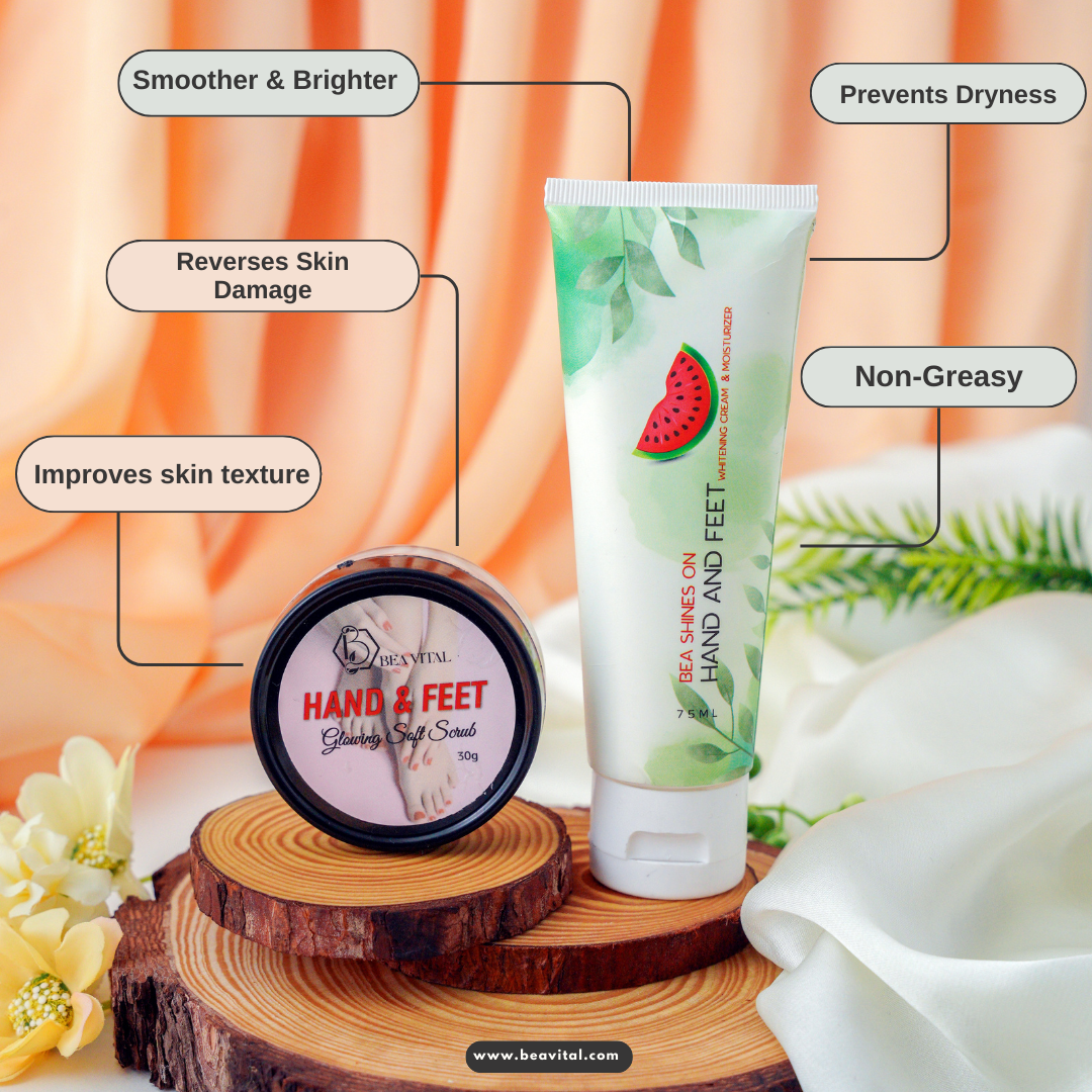 Hand & Feet Glowing Soft Scrub | Smooth & Radiant Skin