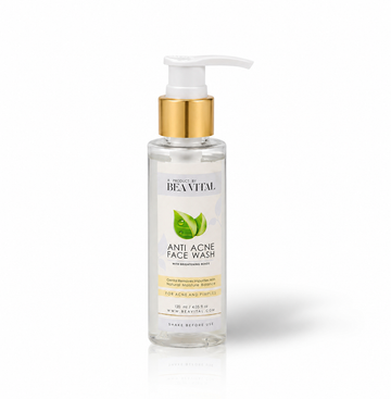 Anti Acne Face Wash with Brightening Beads | Clear & Glowing Skin