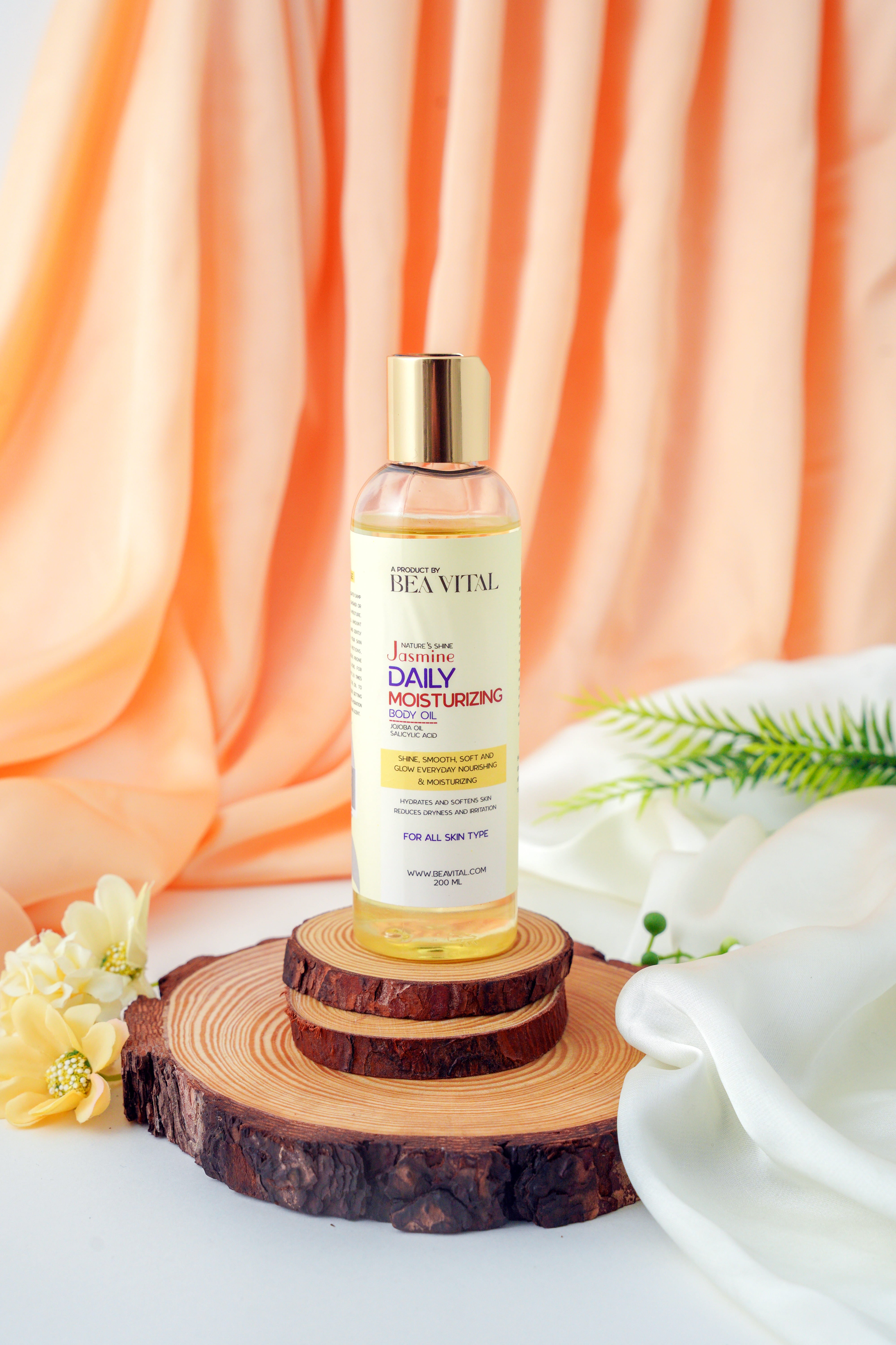 BeaVital Serenity Jasmine Body Oil | Deep Nourishment & Glow