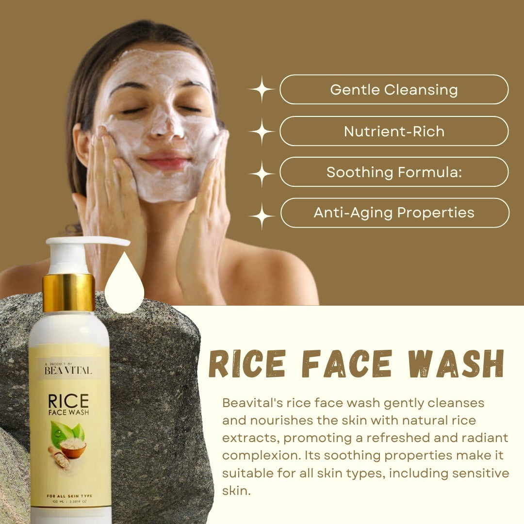 Rice Face Wash | Brightening & Deep Cleansing Cleanser