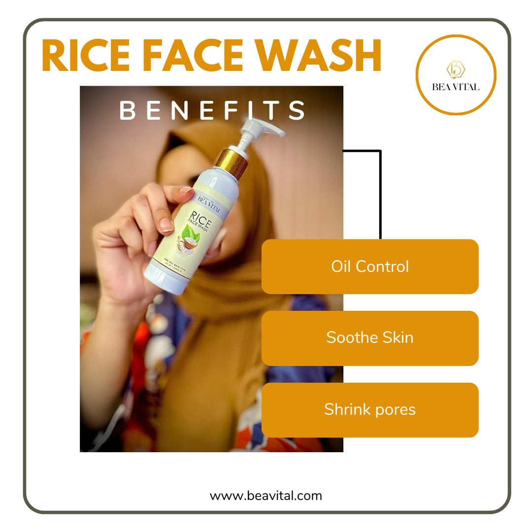 Rice Face Wash | Brightening & Deep Cleansing Cleanser