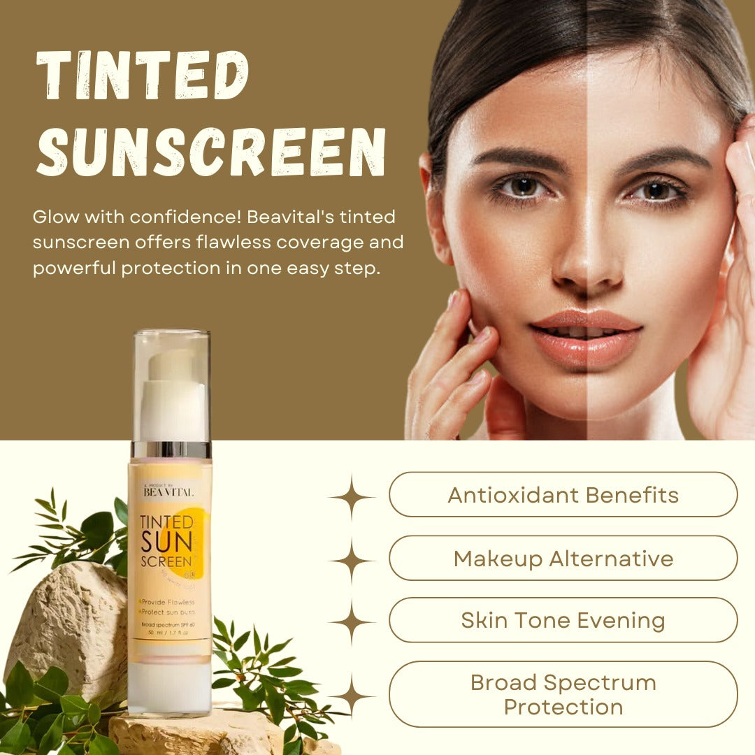Bea Vital Tinted Sunscreen | UV Protection & Natural Glow