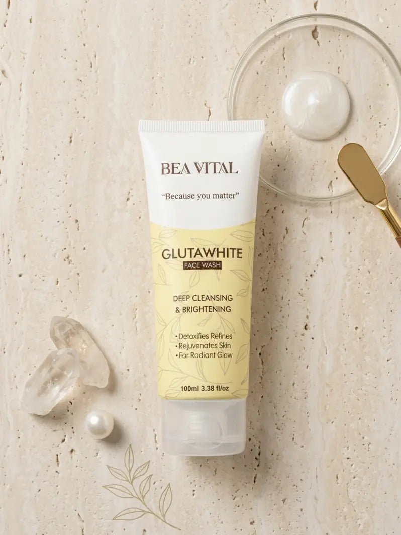 BeaVital GlutaWhite Hydrating Face Wash | Brightening Cleanser