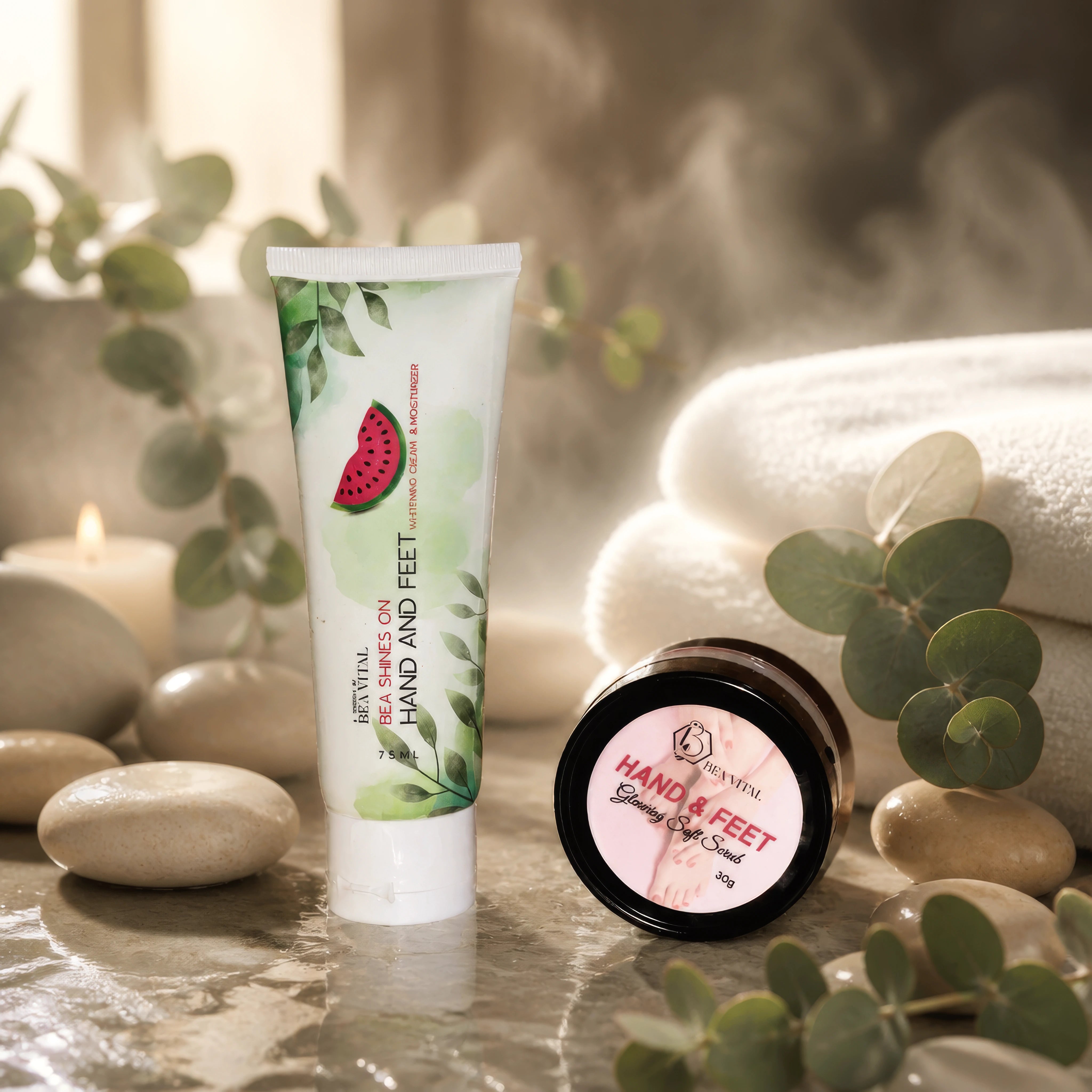 Hand & Feet Combo Deal | Scrub & Moisturizing Cream Set