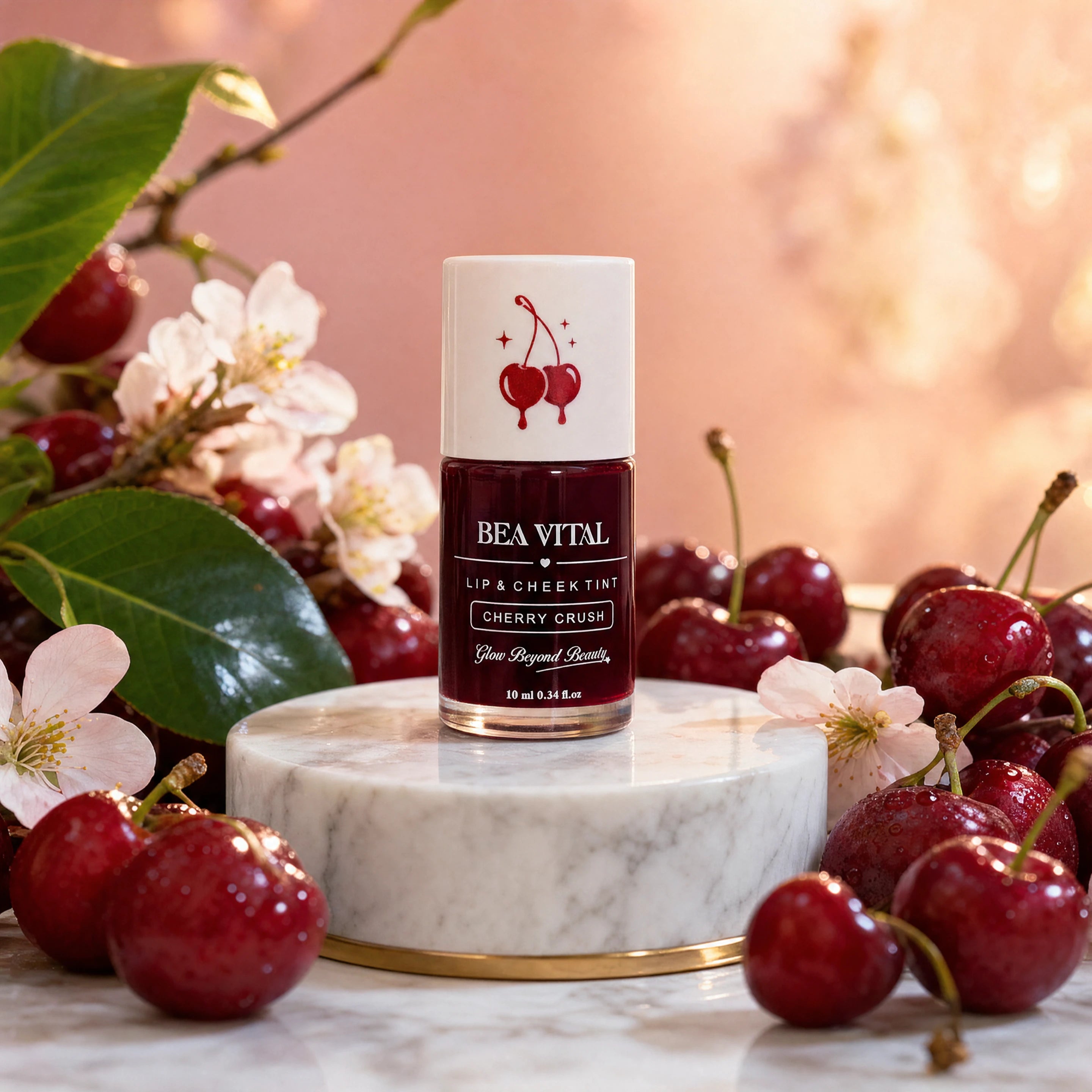Cherry Lip &amp; Cheek Tint with Sun Protection